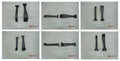 Ford Truck BEDSIDE BRACE,CENTER & REAR KIT 67-72 (1 KIT=CENTER+REAR=2PCS)(STEEL)(PTD-BLACK)
