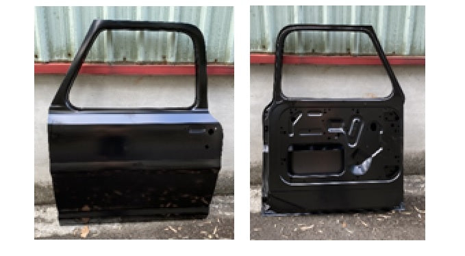 Ford Truck F/DOOR SHELL 68-72 LH (STEEL)(PTD-BLACK)(THICKNESS: 1.0MM)