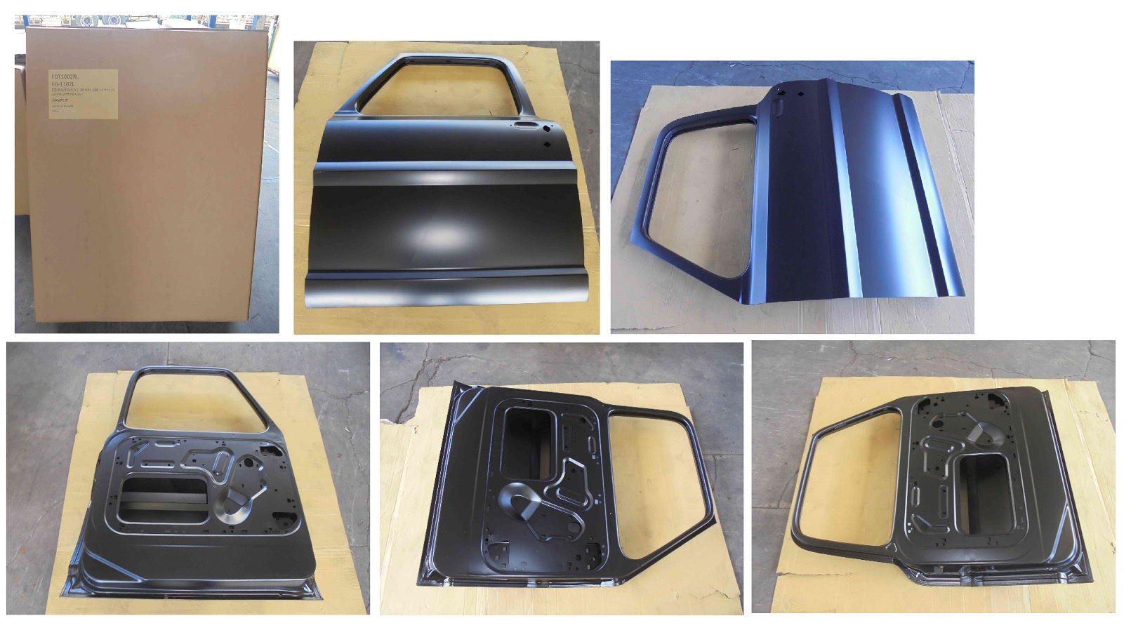 Ford Truck F/DOOR SHELL 67 LH (STEEL)(PTD-BLACK)(THICKNESS: 1.0MM)
