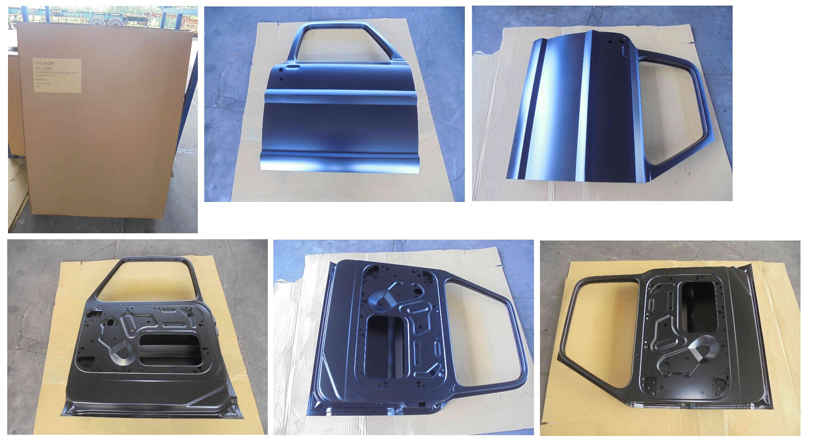 Ford Truck F/DOOR SHELL 67 RH (STEEL)(PTD-BLACK)(THICKNESS: 1.0MM)