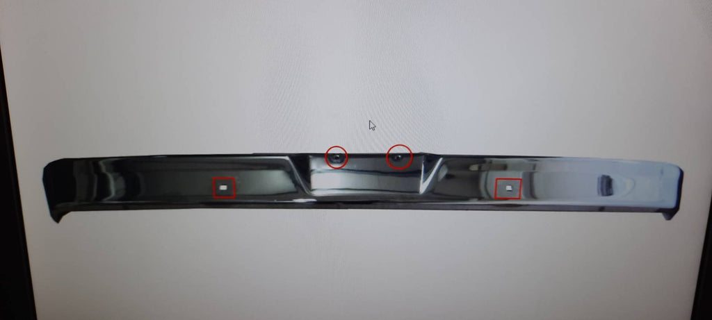 Ford Truck/F100 F/BUMPER 64-79 (2.5MM)(CHROME)(W/O PAD HOLE)(W/LICENSE PLATE HOLE)(STEEL)