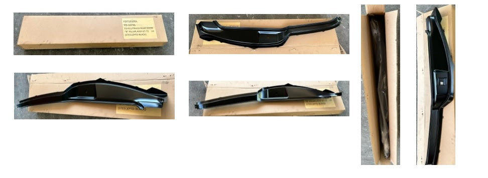 Ford Truck REAR DOOR "B" PILLAR,ASSY 67-72 LH (STEEL)(PTD-BLACK)