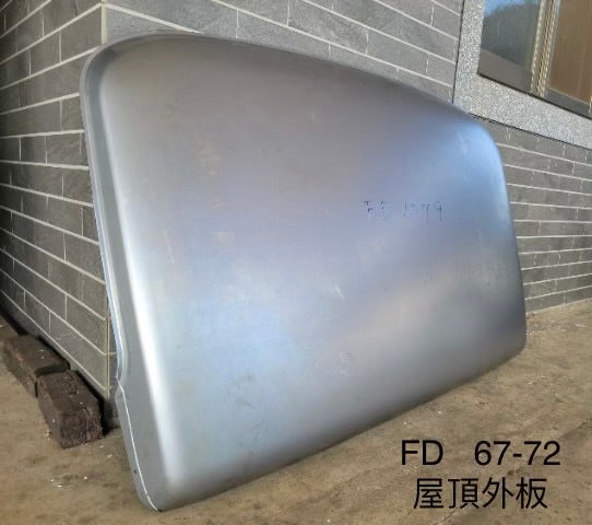 Ford Truck ROOF PANEL,OUTER 67-72 (STEEL)(PTD-BLACK)