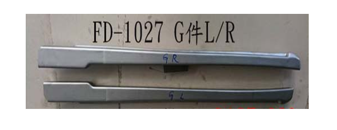 Ford Truck ROCKER PANEL,OUTER 67-72 LH (O.E. TYPE)(STEEL)(PTD-BLACK)