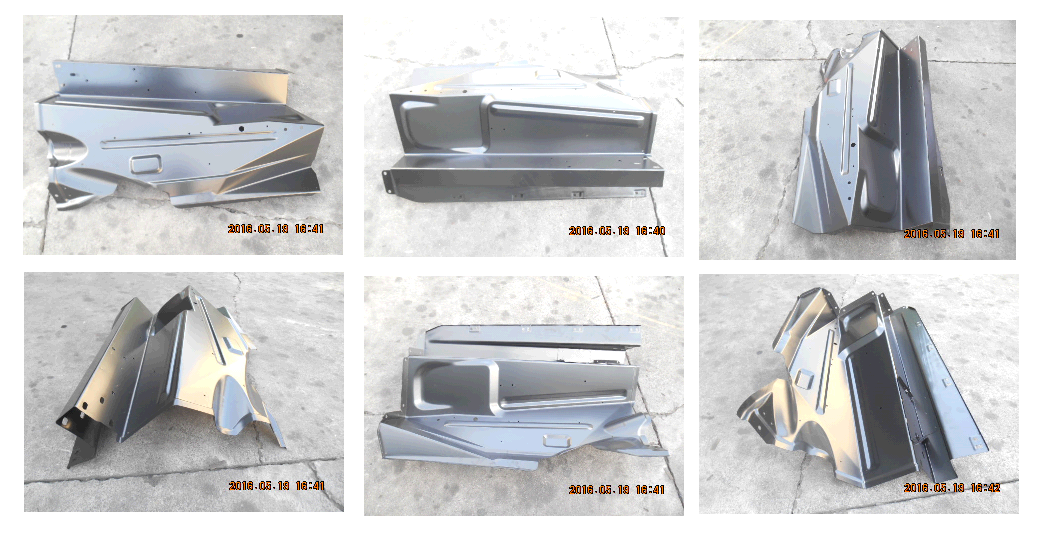Ford Truck F/FENDER APRON 67-72 LH (6/8 CYL.)(INNER FENDER)(STEEL)(PTD-BLACK)
