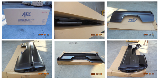 Ford Truck BEDSIDE PANEL,ASSY 70-72 LH (6.5')(W/REAR CORNER PANEL)(STYLESIDE)(STEEL)(PTD-BLACK)