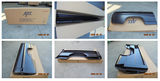 Ford Truck BEDSIDE PANEL,ASSY 70-72 RH (6.5')(W/REAR CORNER PANEL)(STYLESIDE)(STEEL)(PTD-BLACK)