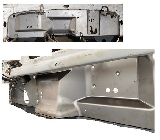 Ford Truck FIREWALL 67-72 (STEEL)(PTD-BLACK)
