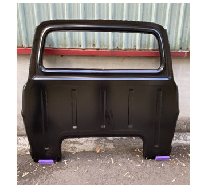 Ford Truck CAB BACK PANEL,OUTER 67-72 (STEEL)(PTD-BLACK)