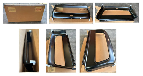 Ford Truck CAB BACK PANEL,INNER 67-72 (STEEL)(PTD-BLACK)