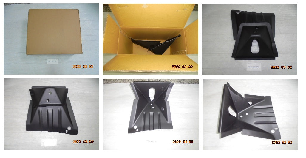 Ford Truck CAB FLOOR,CAB MOUNT ONLY 67-72 LH (ORIGINAL TYPE)(STEEL)(PTD-BLACK)