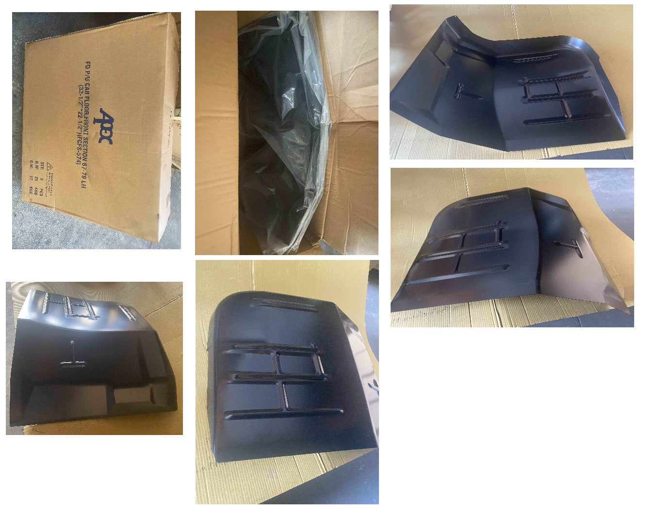 Ford Truck CAB FLOOR,FRONT SECTION 67-79 LH (32-1/2"*27-1/2")(FCFS-574)