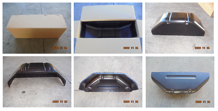 Ford Truck INNER REAR WHEEL HOUSING 67-72 (RH=LH)(THICKNESS: 1.2MM)(STEEL)(PTD-BLK)